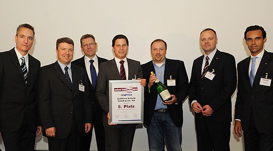 Die Top-Fünf läutete die Gottfried-Schultz-Gruppe in Ratingen ein. Dagegen fehlte die Georg Breitschwert GmbH mit Platz 4 bei der Preisverleihung. (Archiv: Vogel Business Media)