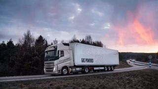 LNG-Schwerlastkraftwagen sind aktuell in China sehr gefragt. (Bild: Volvo Trucks)
