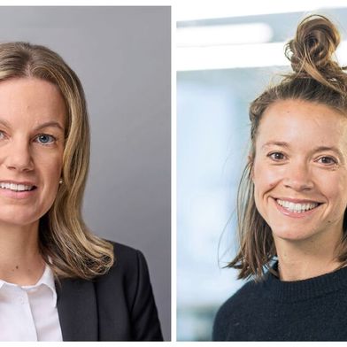 Haben als Programmbeirätinnen eigene Wünsche an den Zukunftskongress: Dr. Julia Figura (links), Erste Stadträtin, Kämmerin und Dezernentin für Finanzen, Bürgerdienste und Recht der Stadt Oldenburg, und Dr. Anna Sinell, Bereichsleitung „Instrumente der Verwaltungsdigitalisierung“, DigitalService GmbH des Bundes. (Bild: Foto- und Bilderwerk & DigitalService GmbH / Kay Herschelmann (Collage))