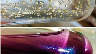 Metallcarbonylkomplexe endlich in Flaschen gefüllt.  (AG Krossing/J. Bohnenberger )