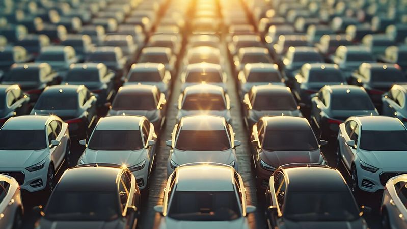 Aktuell gibt es keine Anzeichen dafür, dass der Neuwagenmarkt 2025 in Schwung kommt. Gebrauchtwagen dürften für den Handel wieder der stabilisierende Anker werden.(Bild:  alsyed - stock.adobe.com / KI-generiert)