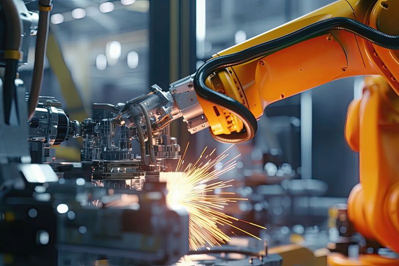 Thanks to embedded processors based on SoC architectures (System-on-Chip), industrial robots are better able to perform their tasks quickly, accurately, and reliably. (Image:Adobe Stock)