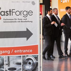 Die Castforge 2022 steht in den Startlöchern. Vom 21. bis 23. Juni begrüsst die Fachmesse für Guss- und Schmiedeteile mit Bearbeitung wieder ihr Fachpublikum auf dem Stuttgarter Messegelände. (Bild:  Messe Stuttgart/Franziska Kraufmann)