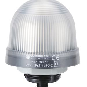 Die LED-Dauerleuchte 816 Multivolour gibt es auch mit milchiger Kalotte. Das Produkt wird homogen ausgeleuchtet.