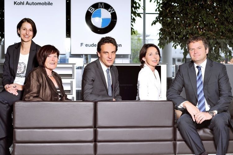 Die Unternehmensführung liegt in den Händen von Margit Kohl-Woitschik, Ursula Kohl, Rainer Vogel, Gisela Kohl-Vogel und Arnd Woitschik (v.l.). (Foto: Kohl)