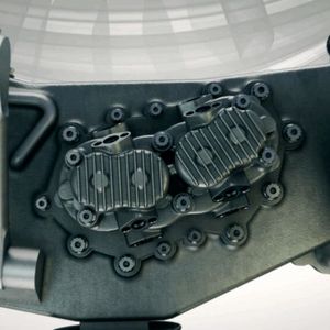 The lubrication and scavenge pump in the model...(Image: Siemens)