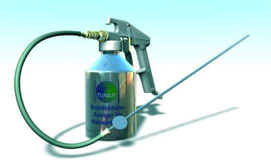 Das Contra-Sept-Produkt von Tunap ist ein formaldehydfreies Desinfektionsmittel, das Kunststoffteile schützt. (Archiv: Vogel Business Media)