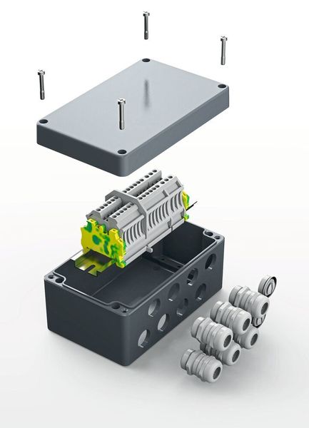 Mit über 15 Gehäusegrößen bietet Rose seinen Kunden eine Vielzahl von Möglichkeiten, die robusten Aluminium Druckgussgehäuse der Serie Aluform einzusetzen. (Rose Systemtechnik)