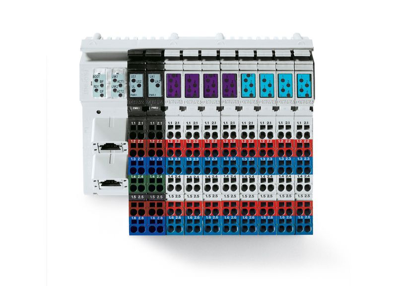 Inline Block I/O integriert E/A-Signale in Sercos III. (Archiv: Vogel Business Media)