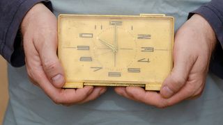 Plastics, like what was used for this clock’s face, yellow over time; researchers now might know why this happens for polyethelene. (Source: Mikhail - stock.adobe.com)