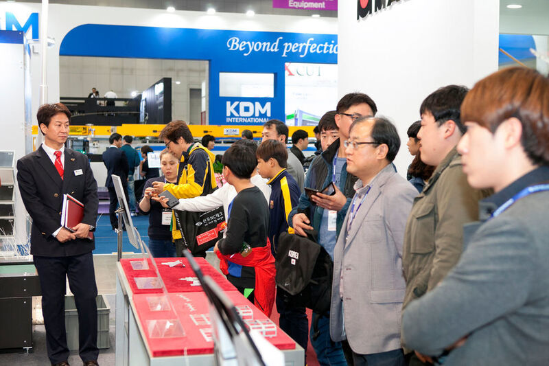 Die Simtos ist die größte Messe für die Fertigungsindustrie in Südkorea. (Simtos)