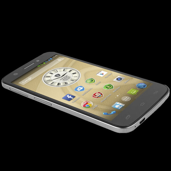 Das 5508 Duo läuft mit dem aktuellen Android-Betriebssystem 4.4 Kitkat. (Bild: Prestigio)