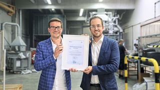 Easy2cool wurde anlässlich des Innovationstags Mittelstand 2021 für die Entwicklung seiner Paperfloc- Isolierverpackungen vom Bundesministerium für Wirtschaft und Energie (BMWi) als ZIM-Kooperationsprojekt des Jahres ausgezeichnet. (Bild: Easy2cool)