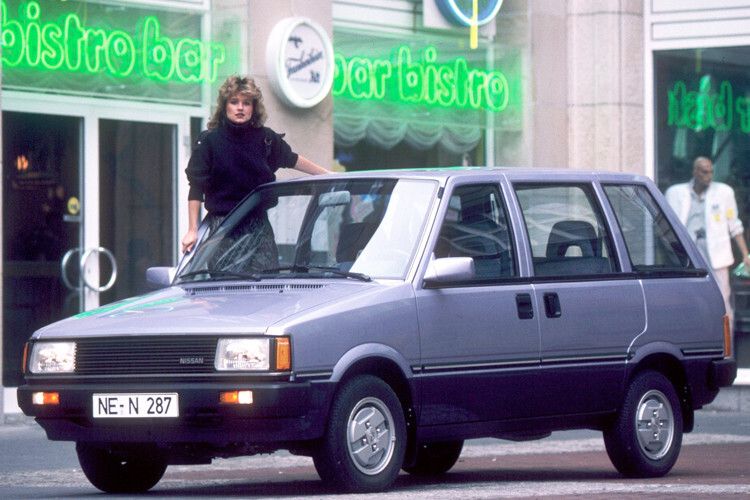 Der im Jahr 1985 debütierende Nissan Prairie war optional auch mit permanentem 4x4-Allradantrieb zu haben. (Foto: Nissan)