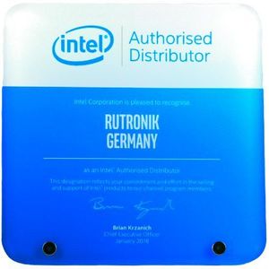 Auszeichnung: Rutronik ist Authorised Distributor von Intel.