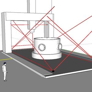 Integrated in a large machine tool, the system is said to continuously monitor machine calibration, and initiates compensating measures as needed to ensure the dimensional accuracy of the components.