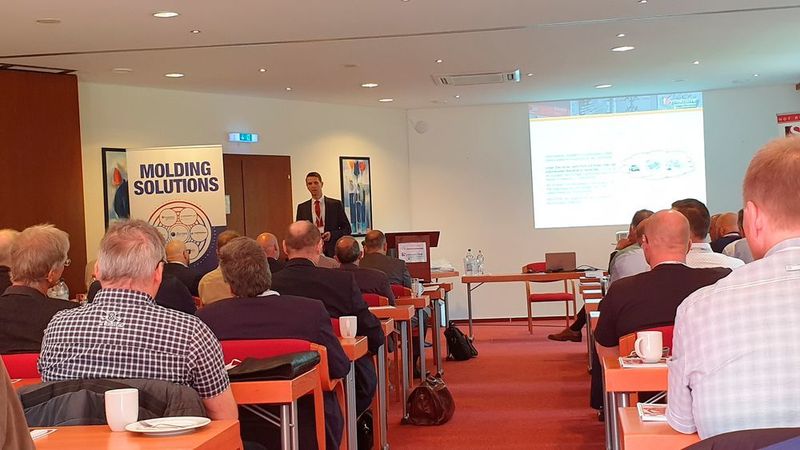 Stephan Görtz from Synventive spoke about the importance of the company motto. (Steffen Donath)