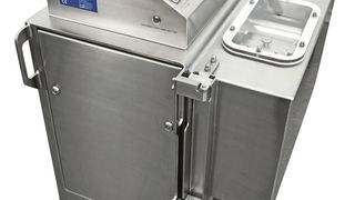 Mit dem Laborkühler lassen sich in Vorversuchen alle Parameter, die für eine Großanlage in der Pharmazie definiert werden sollen, simulieren.  (Bild: BBA Innova)