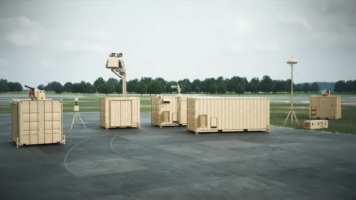 The ASUL C-UAS system, enhanced with a weapon station​.(Picture:  Hensoldt AG)