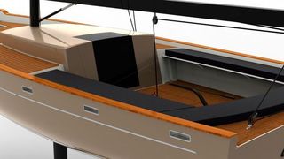 Die 3D-gedruckte Yacht, der Mini 650, soll 2019 für den Minitransat, einem bekannten transatlantischen Segelwettbewerb von Europa nach Südamerika. in See stechen. (Pechmann/Autodesk)