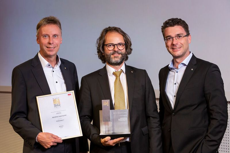 In der Kategorie Umformtechnik ging der Best of Industry Award an die Profilieranlage 4.1 der Profilmetall Engineering GmbH. (Stefan Bausewein)
