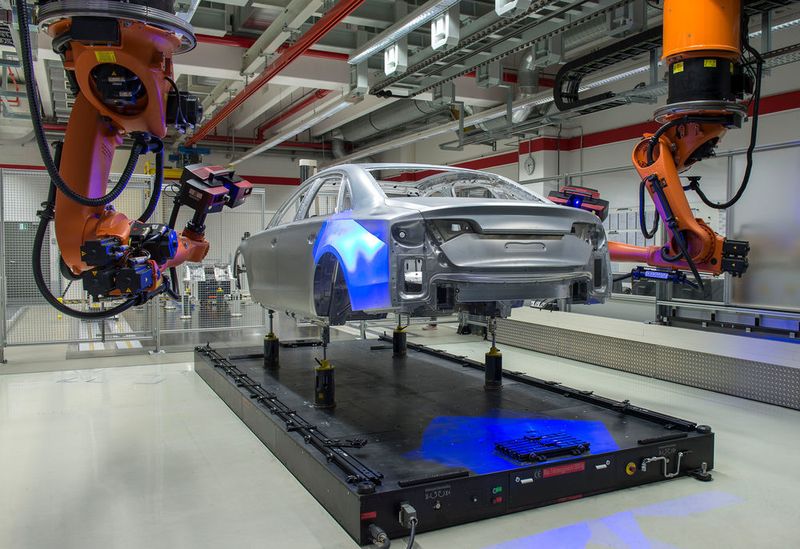 Sogenannte GOM-Zelle bei Audi. (Bild: Audi AG)