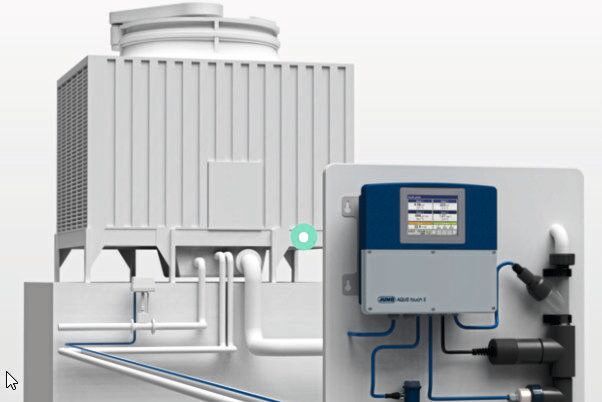 The Aquis Touch S multi-channel measuring, control and recording device ensures that the quality parameters of the cooling media are correct.(Image: Jumo)