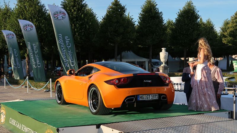 Obwohl noch nicht historisch, nahm auch ein 2011 gebauter Artega GT an der Classic-Gala teil. (Bild: Peter Diehl)