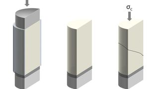 Prinzip der uniaxialen Scherprüfung (Bild: Freeman Technology)