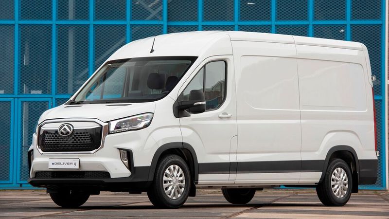 Zudem gibt es den Sprinter-Konkurrenten E-Deliver 9. (Bild: Maxus/Stephan van Leiden)