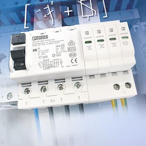 Bild 1: Eine Kombination aus Überspannungs-Schutzeinrichtung und Fehlerstrom-Schutzschalter erhöht die Verfügbarkeit einer Anlage.