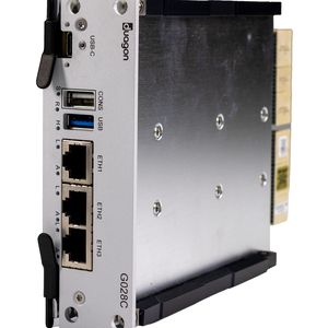 The G028 CPU board from duagon enclosed in a metal housing that dissipates heat to the CCA.(Source:  © Knorr-Bremse, duagon)