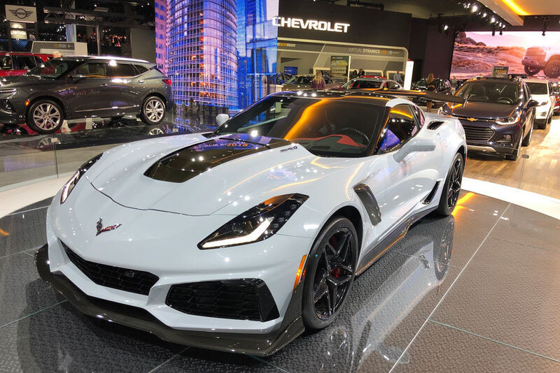 Derweil gibt es im Convention Center erstmals das Topmodell der Corvette ZR1 zu bewundern.  (press-inform)