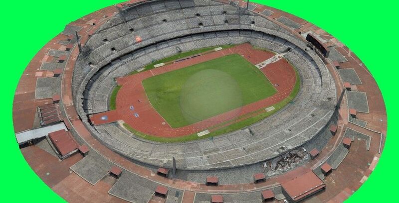 3D-Modell des Stadions. (Bild: Aibotix)