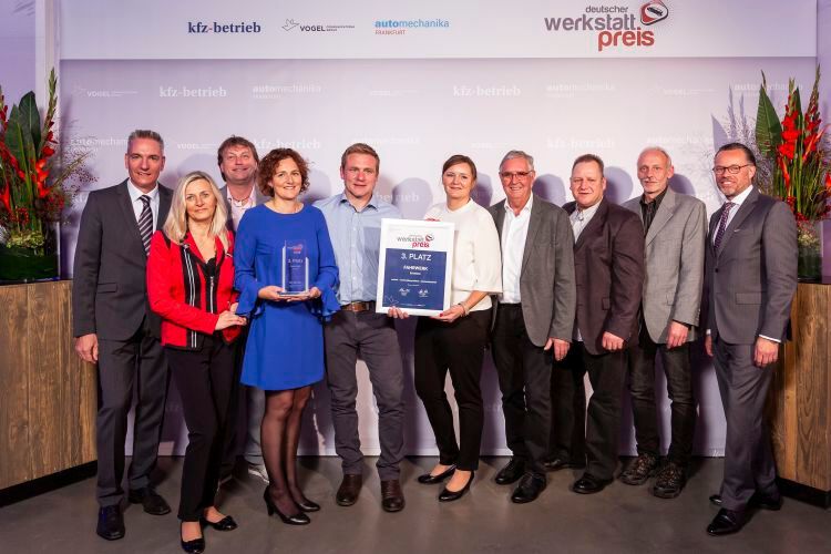 Auf dem dritten Plaz kam die freie Werkstatt Fahrwerk in Erkelenz. (Bild: Stefan Bausewein)