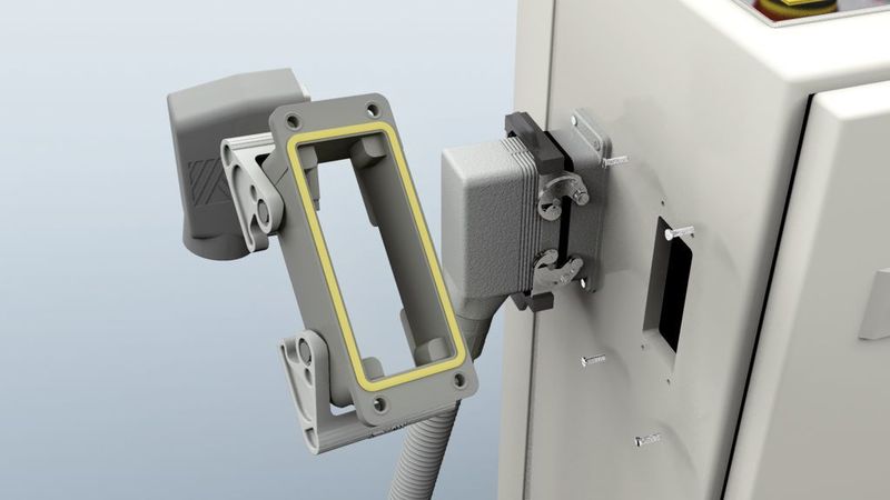 Bild 4: Einfache Montage des Gehäuses durch die integrierte Flanschdichtung, die nicht extra positioniert werden muss. Die Lochbilder sind identisch. (ILME GmbH)