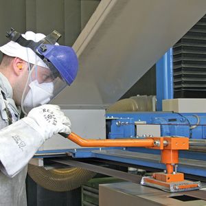 Hightech für den perfekten Finish wie es sich gehört.(Bild:  L.Meister)