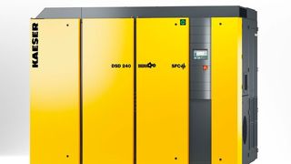 Die neuen Schraubenkompressoren punkten mit IE4-Motoren mit höchstem Wirkungsgrad. (Kaeser)