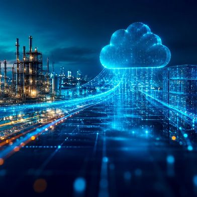 Aveva baut sein Cloud- und KI-Ökosystem aus: Partnerschaften mit IFS, AWS und Snowflake sollen Industrie-Software, operative Daten und Unternehmensprozesse enger miteinander vernetzen. (Bild: Dall-E / KI-generiert)