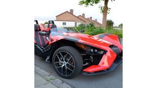 Könnte durchaus auch das neue Batmobil werden: der „Slingshot“ von Polaris.  (Rehberg / »kfz-betrieb«)