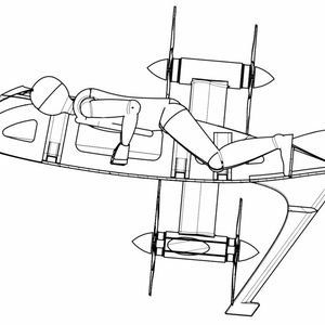 Die fliegende Position ... wird nicht jedermanns Sache sein. 