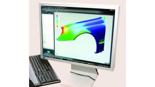 Unter dem Motto künstliche Intelligenz in der Blechumformung – sprich Simulation – sind die Simu Form GmbH in Dortmund und der Stahlhersteller Arcelor Mittal eine Kooperation eingegangen. Bild: Simu Form (Archiv: Vogel Business Media)