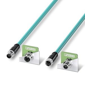 Image 2: The M12-SPE-Hybrid connector face opens up new areas of application in automation. (Image:  Phoenix Contact)