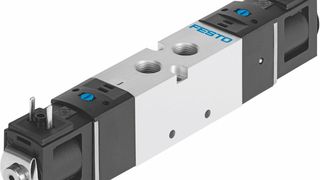 RS Components erweitert sein Angebot von Festo Factory Automation. Beispielsweise sind nun auch pneumatische VUVS-Magnetventile im Programm. (Stefan Ruf/Festo)