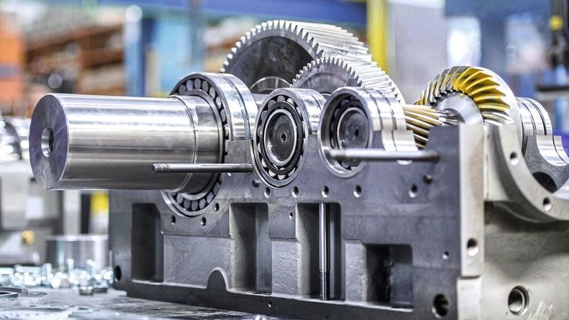 Zur axialen Spieleinstellung in der Wälzlagermontage nutzen viele Getriebebauer anwendungsspezifisch konfigurierte Laminum- und Lamivario-Passscheiben von Martin.(Bild:  Georg Martin GmbH)