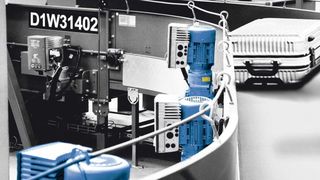 Dezentrale Antriebselektronik von Nord sorgt für energie- und kosteneffiziente Fördersysteme in der Intralogistik. (Bild: Nord Drivesystems)