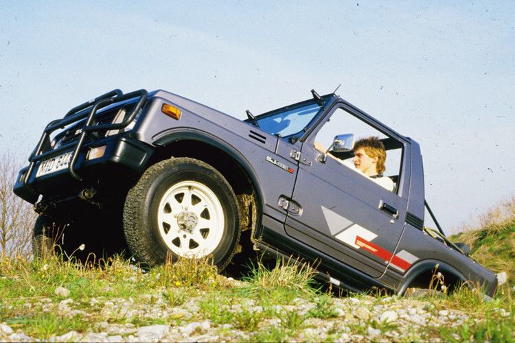 Ebenfalls vom Jahrgang 1985 ist der Hardcore-Offroader Suzuki SJ 413. (Foto: Suzuki)