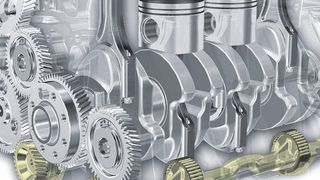 Die neue Leichtbau-Ausgleichswelle von Schaeffler führt zu einer Reduktion von Kraftstoffverbrauch und CO2-Emission um rund 1%. Bild: Schaeffler (Archiv: Vogel Business Media)