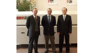 Raimund Faber, SMT - Gesamtleitung Vertrieb & Marketing, Laurent Jumeau EPM France - Director, Mirko Jahn, SMT - Area Sales Manager Europa (v.l.n.r.) (Archiv: Vogel Business Media)