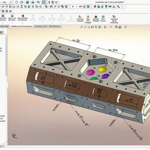 Das in Solidworks integrierte System CAM-Works bietet toleranzbasierte Bearbeitungsmöglichkeiten.
